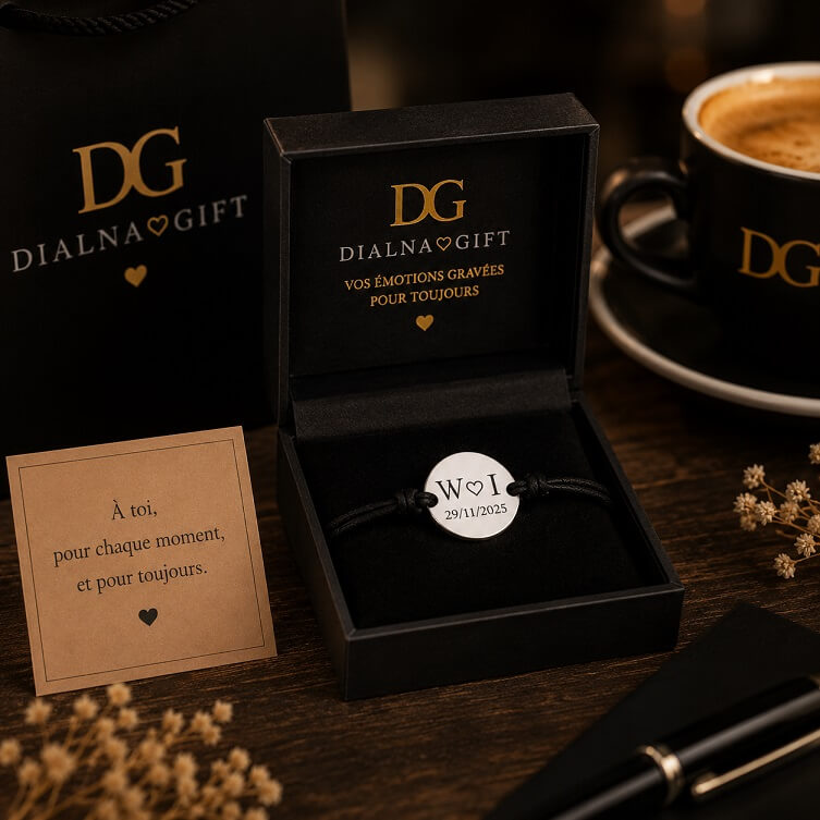 Bracelet Couple Personnalisé Initiales & Date – Un Lien Gravé Pour Toujours 3 Bracelet Couple Personnalisé Initiales & Date – Un Lien Gravé Pour Toujours