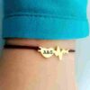 Bracelet doré personnalisé avec lettres 5 Bracelet Doré Personnalisé Avec Lettres Personnalisé Maroc