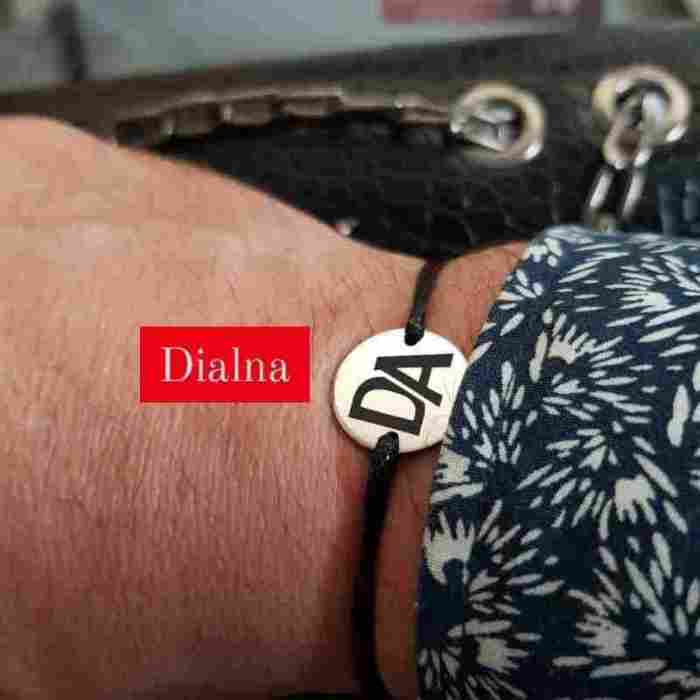 Alternative view of Mini Bracelet personnalisé avec texte